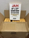 Jam Paper 6 X 9 Open End Catalog Envelopes With Peel & Seal Closure Brown Kraft. Fixed Price $37.95.