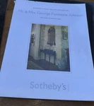 Sotheby Mr. Mrs George Fenimore Johnson 2008 Auction Catalog NO80401. Fixed Price $9.56.