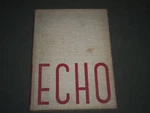 1941 The Echo Bound Brook High School Yearbook - New Jersey Photos Yb 1246. Fixed Price $45.00.