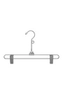 Sswbasics Metal Skirt Hangers, Pants (12 Inch Chrome) - Case Of 100. Fixed Price $148.68.