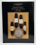 Sotheby's : Important Watches, Wristwatches And Clocks Ny Oct 29 1991 Catalog. Fixed Price $25.00.