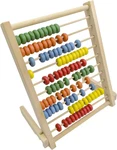 Wooden Counting Frame Abacus For Kids Math Learning 10 Rows, 8-INCH. Fixed Price $10.59.
