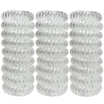 Rn Beauty 27 Pieces Spiral Coil Hair Ties: Count (pack Of 1), Transparent. Fixed Price $8.31.