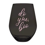 Creative Brands Slant Collections Stemless Wine Glass, 30 Oz Jumbo Do You Boo. Fixed Price $24.94.