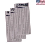 Quick Access 3-PACK Plastic Pocket Charts Decimal Equivalents For Machinists. Fixed Price $30.39.