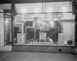 Phonograph Record Store Window Display Vintage 8X10 Reprint Of Old Photo. Fixed Price $25.00.