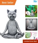 Hand-painted Middle Finger Cat Gnome Delightful Outdoor Indoor Statue. Fixed Price $44.99.