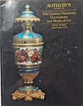 Sothebys Auction Catalog 3/3/1989 19TH Century Furniture Decorations Works Art. Fixed Price $16.99.