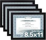 Egofine 8.5X11 Picture Frames Set 4, Made Solid Wood Covered By Plexigl.... Fixed Price $25.41.