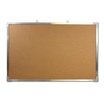 Flipside Products 24" X 36" Cork Bulletin Board Silver Aluminum Framed Message. Fixed Price $93.31.