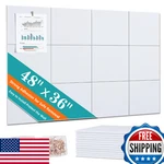 Cork Bulletin Board 48" X 36" - Large Dart Wall Protector 12 Pack Felt. Fixed Price $48.83.