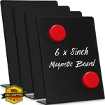 Fainne 4PK Mini Bulletin Board Easel Stand 6X8 Inches Black Tabletop Memo. Fixed Price $46.95.