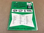Vtg Service Manual Sams Photofact Auto Radio Series AR-24 Vol. 24, May 1964. Fixed Price $9.95.
