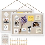 Miratino 2-PACK Cork Board With Linen 16X11 Inch Bulletin Office Decor .... Fixed Price $23.60.
