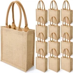 Saintrygo 10 Pcs Burlap Tote Bags Beach Wedding Bridesmaid Gift Reusable. Fixed Price $62.63.