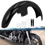 21 Inch Front Fender Vivid Black Motorcycle Wrap Mudguard For Bagger Models F.... Fixed Price $141.42.